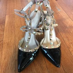 BCBG Studded stilletos look like Valentino